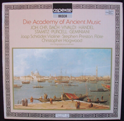 Bach / Vivaldi / Händel a.o. Die Academy Of Ancient Music Decca Vinyl LP