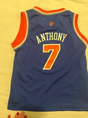 NBA New York Knicks Anthony jersey Adidas number 7 size 5/6 EEuC