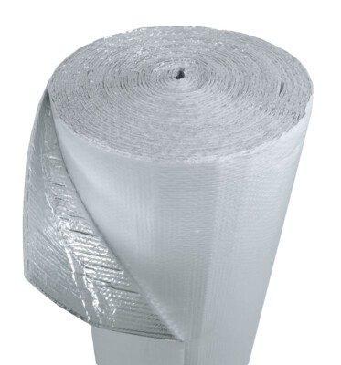 Reflectix 48'' x 30' Single Bubble White Reflective Foil Insulation 100sqft R7