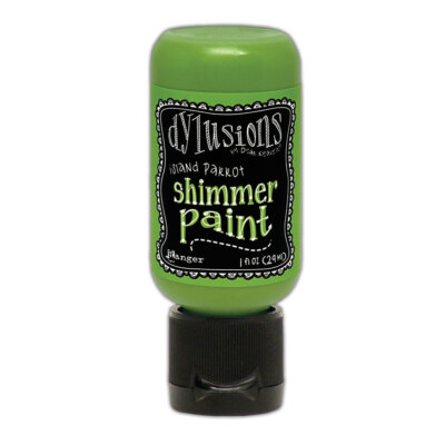 Dylusions Island Parrot Shimmer Paint  29ml