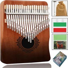 Kalimba 21 Keys Thumb Piano, Easy To Learn Portable Kalimba Thumb Piano With Bea