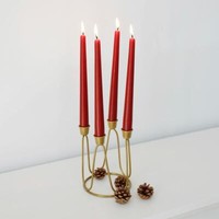 KerzenstäNder Gold 12X15,5Cm Kerzenhalter Kerzenleuchter Tischleuchter Tischdeko