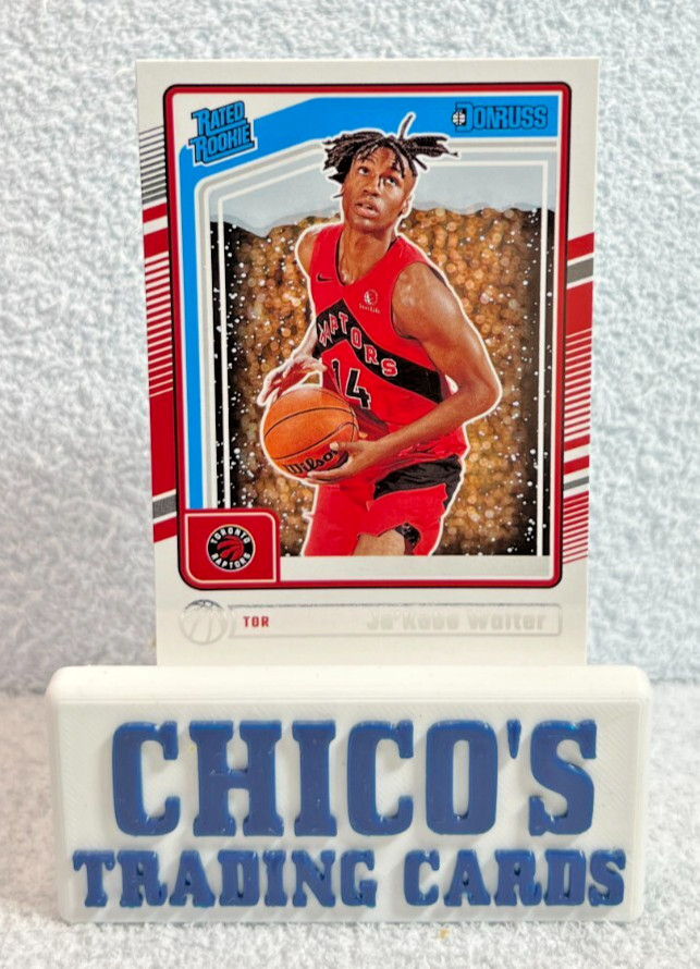 2024-25 Panini Donruss Winter Rated Rookie #231 Ja'Kobe Walter Raptors