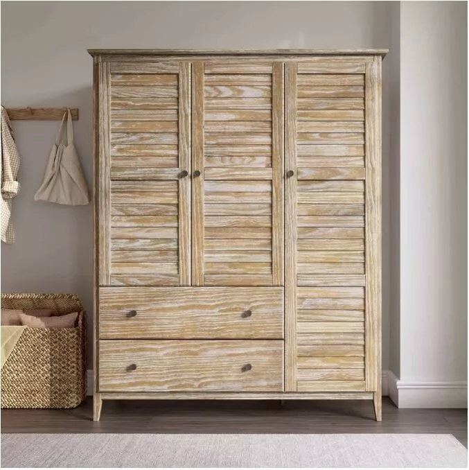 Light wood armoire deals