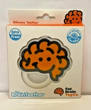 Baby Teething Toy-The Brain Teether- BPA Free - The Fat Brain Toy Co.