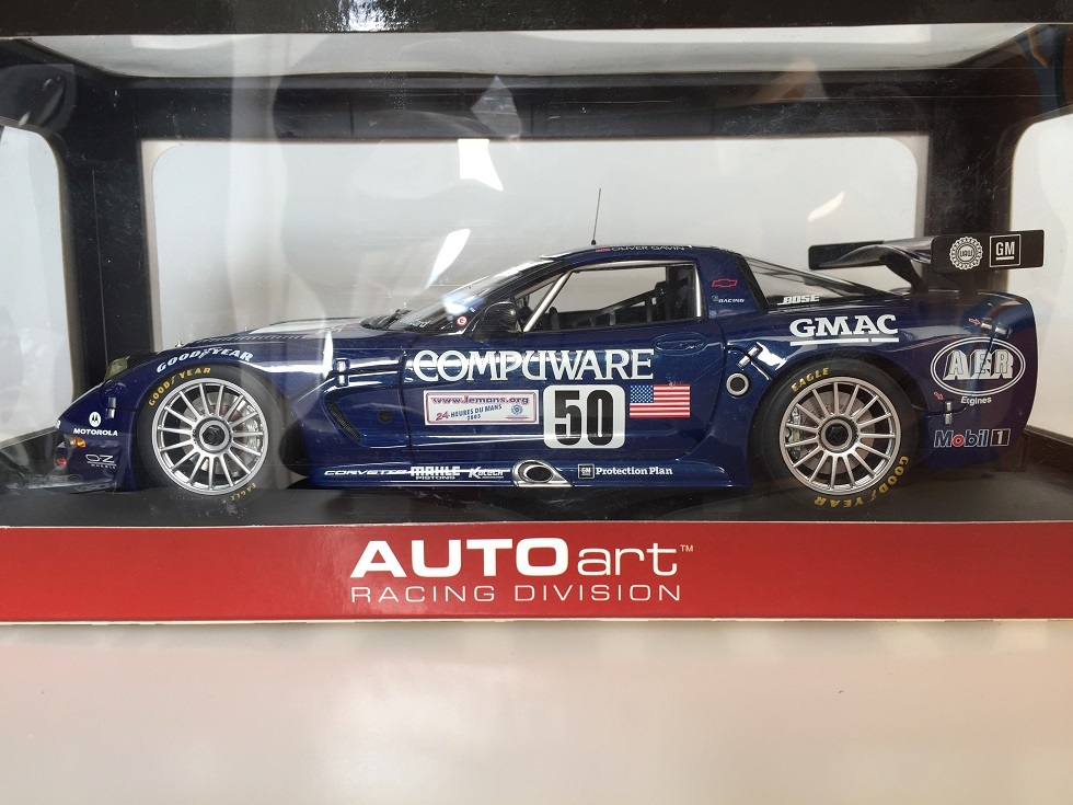 1:18 AUTOart Chevrolet Corvette C5-R 2003 24HR LeMans #50 | eBay