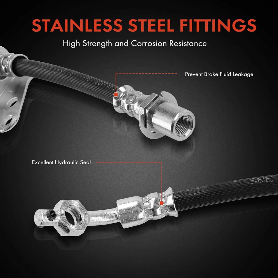 Manguera hidráulica de freno delantero con soporte para Lexus SC300 SC400 Toyota Supra Foto 4 de 4