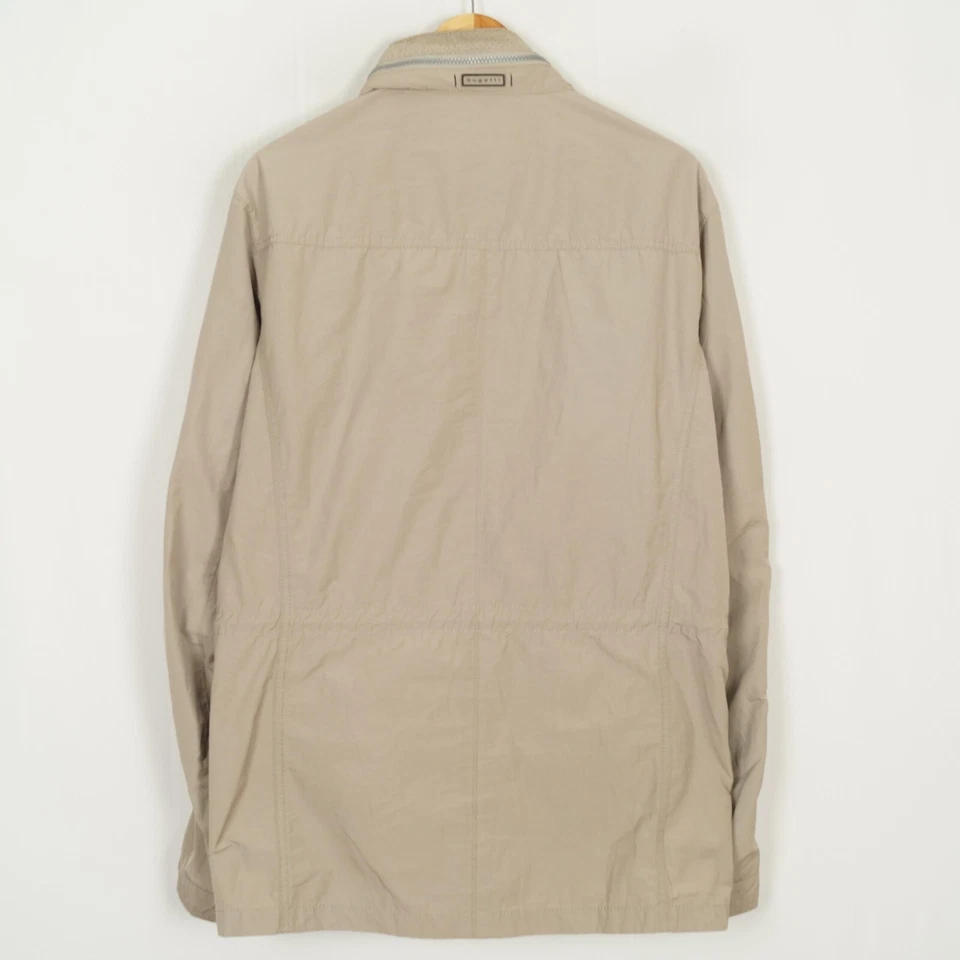 Chaqueta para hombre BUGATTI talla IT54 UK44 2XL beige estilo militar cuello alto Foto 3 de 4