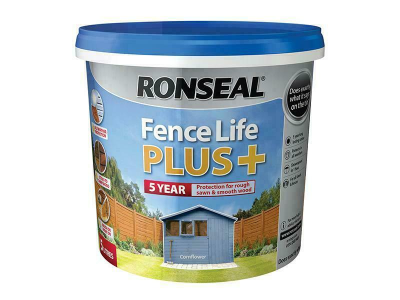 Ronseal Fence Life Plus+ Cornflower 5 Litre RSLFLPPCF5L