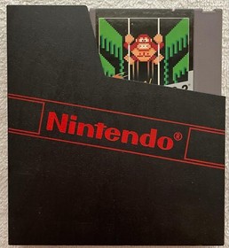 1986 Donkey Kong 3 Arcade Classics NES Game Cartridge + Slipcase Clean 3 Screw