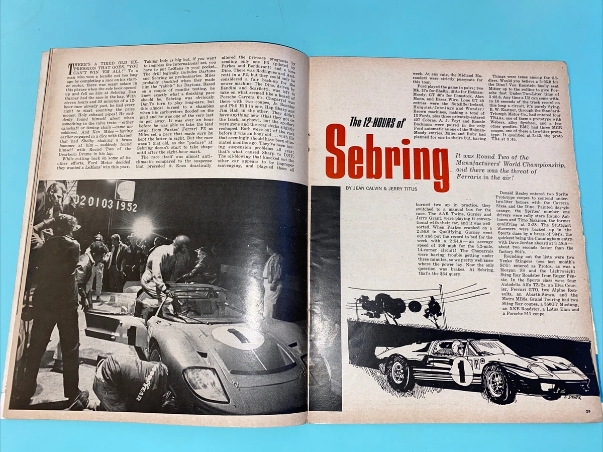 SPORTS CAR GRAPHIC June 1966 - Bonanza Dan Blocker MGB GT Lotus Elan | eBay