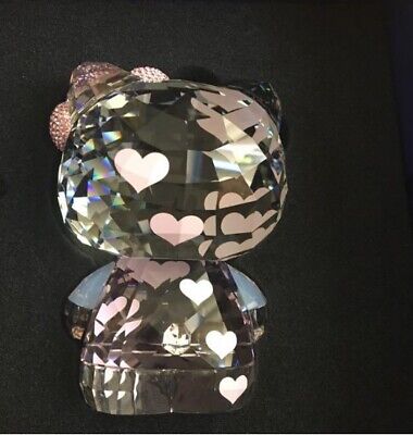 Limited Edition 2012 Swarovski Crystal Hello Kitty Hearts Figurine 1142934  Rare