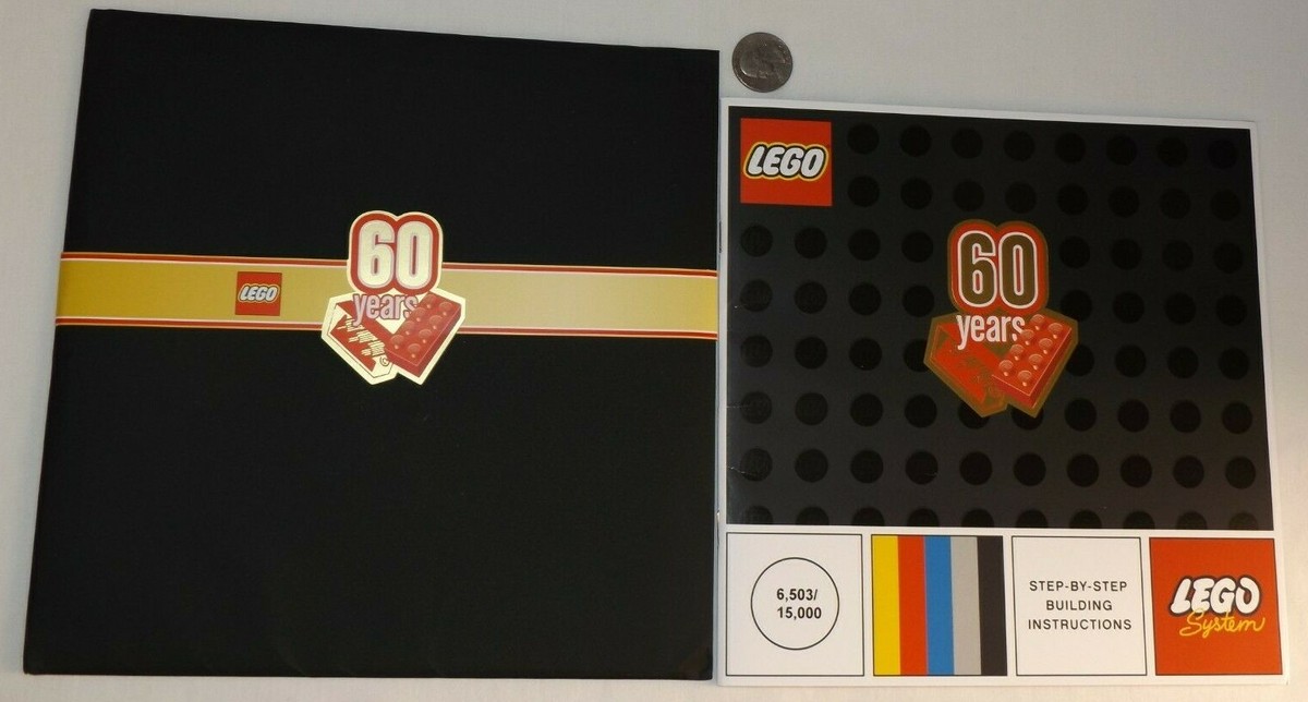 LEGO 60 Years Anniversary 6503/15000 Building Instruction booklet