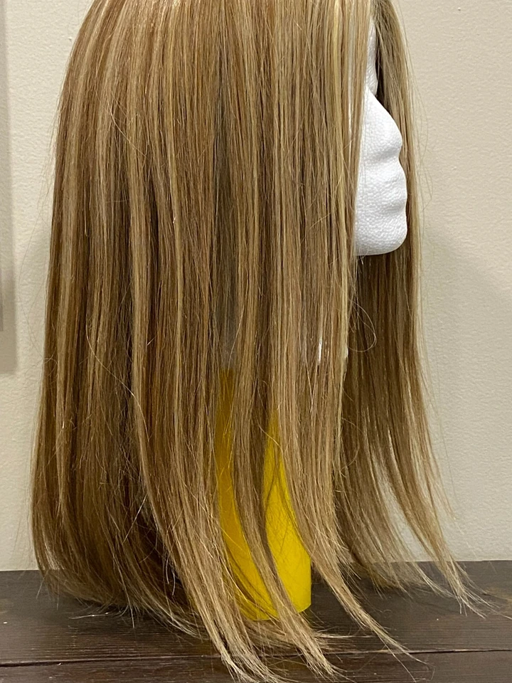 Peluca Verónica de Envy - Peluca larga y recta atada a mano mezcla cabello humano Foto 4 de 4