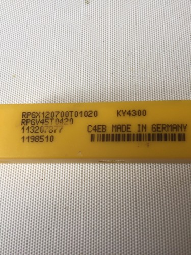 Kennametal - 10 x New Carbide Milling Inserts RPGX 120700T01020 KY4300