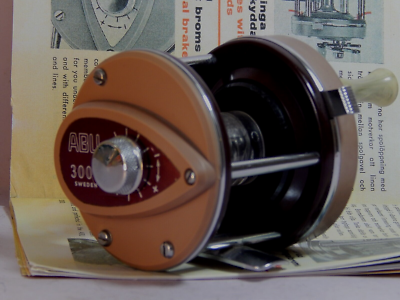 1960s' vintage model ABU 3000 baitcasting reel-used/excellent+