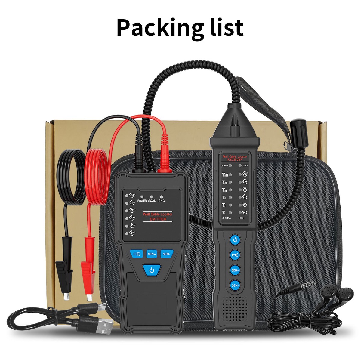 Underground Cable Tracker High& Low Voltage nti-Interference