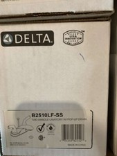 Delta Foundations Bathroom Faucet Stainless 2-Handle Centerset B2510LF-SS
