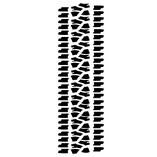 Off Road DIY Tire Tread Graphic Stickers Decals Vinyl Car Hood Side Body Trim