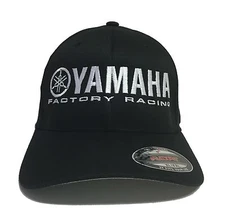 Yamaha Factory Racing hat cap fitted flexfit curved bill red blue s/m xl/xxl YZ