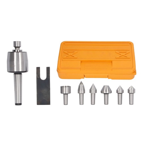 7-Tip Replaceable Revolving Live Center Multi-Purpose Metalworking Lathe Set MT5 - Picture 5 of 7