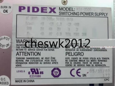 1PCS Original PIDEX 500W power supply MIA-0500 in good condition in stock