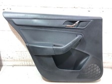 SKODA RAPID 2014 5 DOOR CARD PANEL TRIM COVER REAR LEFT PASSENGER SIDE /2012-19