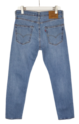 LEVI'S 502 Premium Big E Jeans Men's W31/L32 Tapered Fit Whiskers LEVI'S 502 Premium Big E Jeans Men's W31/L32 Tapered Fit Whiskers