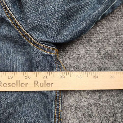 Wrangler Denim Trucker Jacket Boys XXL Flannel Lined Barn Chore Coat - Picture 9 of 10