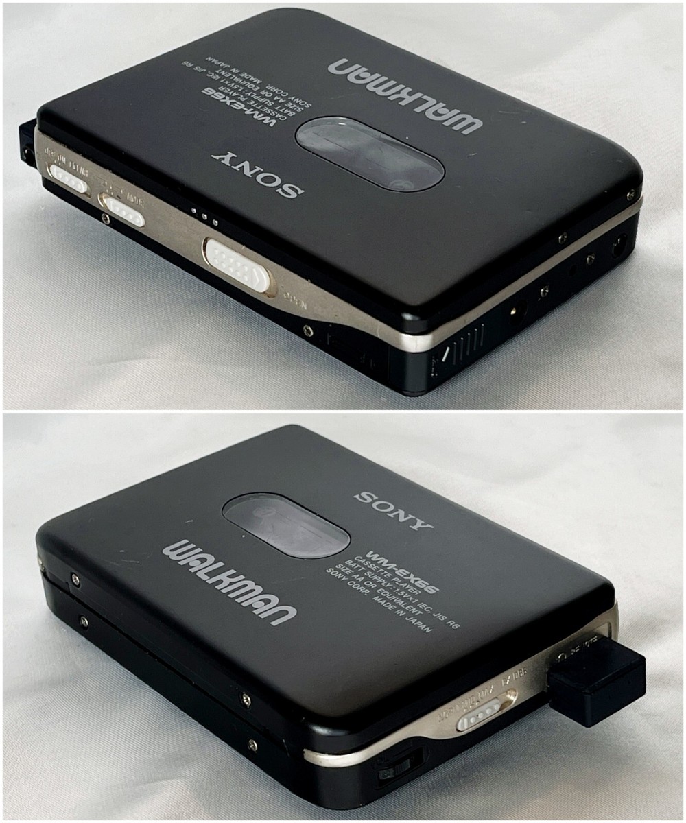 SONY WM-EX66 1992 Walkman W/Plug adapter Cassette Player Made in