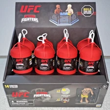 UFC OCTAGON FIGHTERS FULL CASE OF 8 UNOPENED BLIND PACK ACTION FIGURES  **NEW**