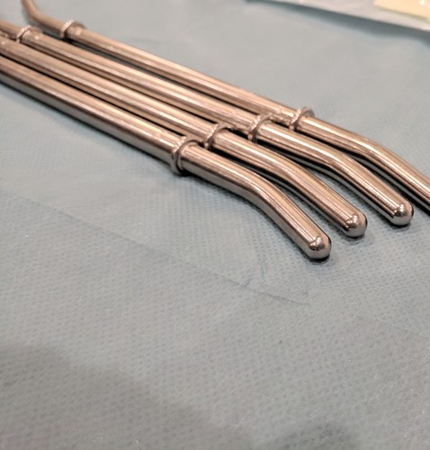 Kit De 6 Dilatateurs Utérins Hank - Acier Inoxydable, Bouts Courbés Et émoussés, Pour Gynécologie Et Chirurgie