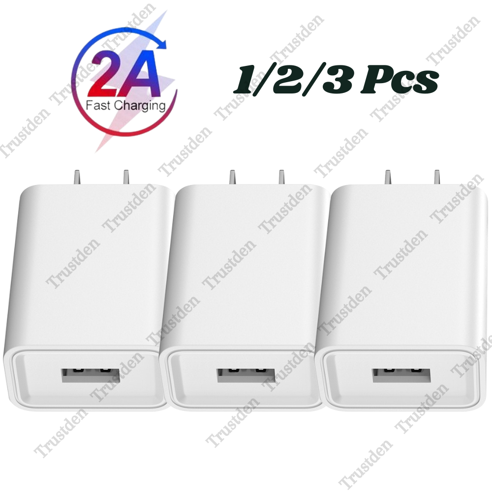 USB Wall Charger Power Adapter Cube 5V 2A For iPhone iPad Android Samsung Google