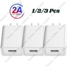 USB Wall Charger Power Adapter Cube 5V 2A For iPhone iPad Android Samsung Google