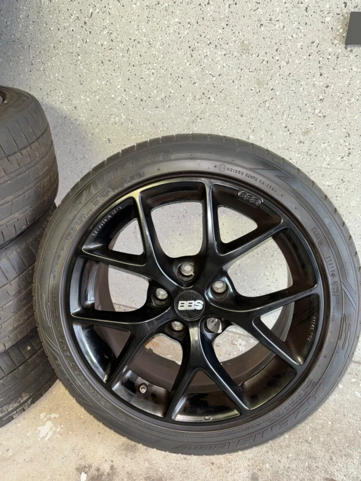sommerreifen mit schwarzen BBS Felgen 17 Zoll / Zustand einwandfrei wie neu ! - Bild 2 von 3