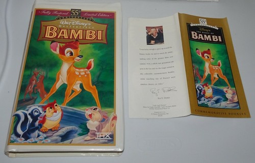 Walt Disney's Bambi VHS 55th Anniversary Limited Edition Masterpiece Collection - Picture 2 of 12