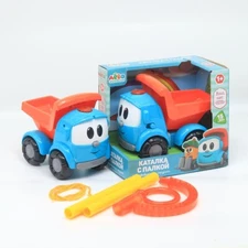 Leo The Truck Bath Toy Cartoon Character Figure, Original, 8 cm / 3.15"