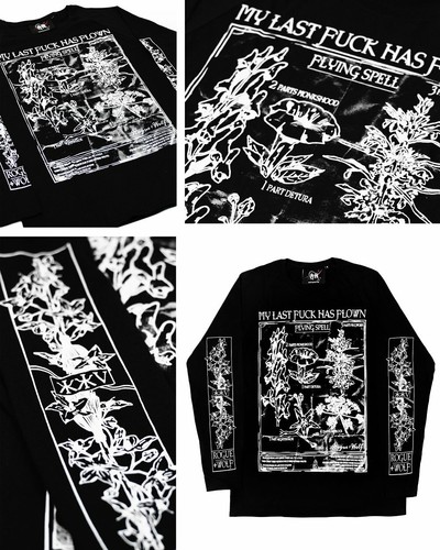 Camiseta Rogue and Wolf My Last F**K Has Flown Flying Spell Witchcraft SPF-01 - Imagen 6 de 7