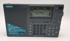 Sangean ATS-909 Shortwave Radio Silver – Tested Working – AM/FM/SW/SSB PLL