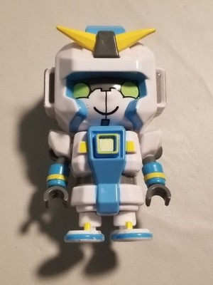 WHITE MECHA ROBOT RYAN'S WORLD Rare 3  Figure Series 3 Bonkers Toys In EUC Nice 