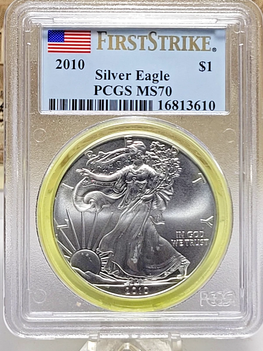 American Eagle MS 70 Graded 2010 Silver Bullion Coins for sale | eBay