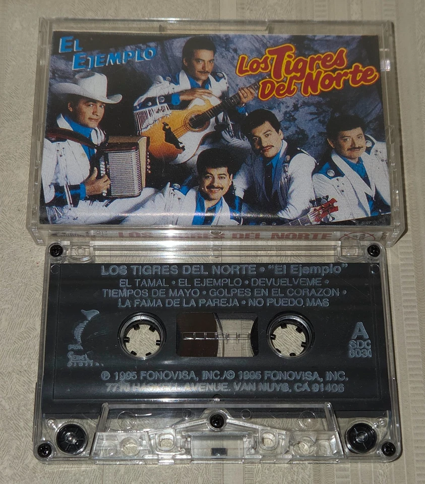 Los Tigres Del Norte El Ejemplo Cassette Tape Vintage Foto 2 de 2