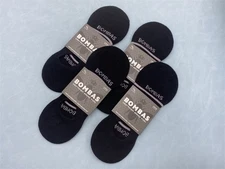 Bombas Black Men's Lightweight NO SHOW Sock Size L Original tag 4 Pairs