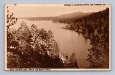 Pine Knot Antique California Postcard BIG BEAR LAKE Rim of the World 1917