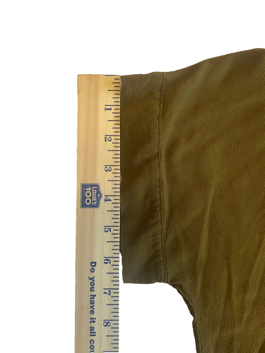 Madewell Drapey Shirt Blouse Women’s Size Medium Olive Green; See pics & Desc. - Picture 3 of 8