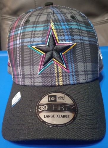 NFL 2024 DALLAS COWBOYS New Era Womens L / XL Crucial Catch 39Thirty Plaid Hat