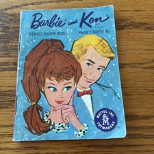 Barbie  Ken Miniature Catalogue Mattel, 1962 Vintage