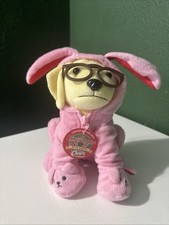 RAISING CANE'S 2013 A Christmas Story Ralphie Pink Bunny Suit Plush Toy Dog 7"
