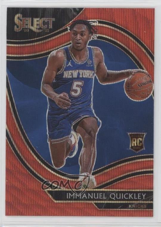 2020-21 Panini Select Courtside Red Wave Prizm Immanuel Quickley #276 2l4