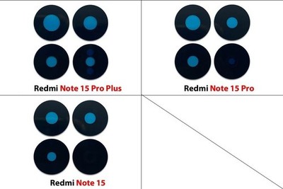 Redmi Note 15 / Pro / Pro Plus - Kamera Linse Glas *DE* Xiaomi selbstklebend